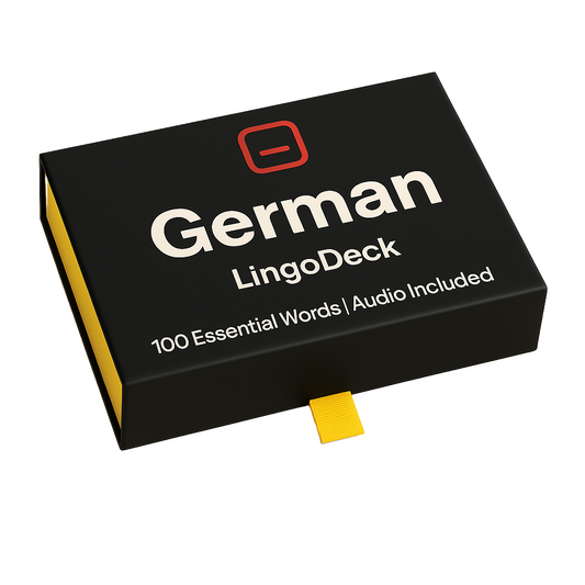 German Flash Cards (60 flashcards)